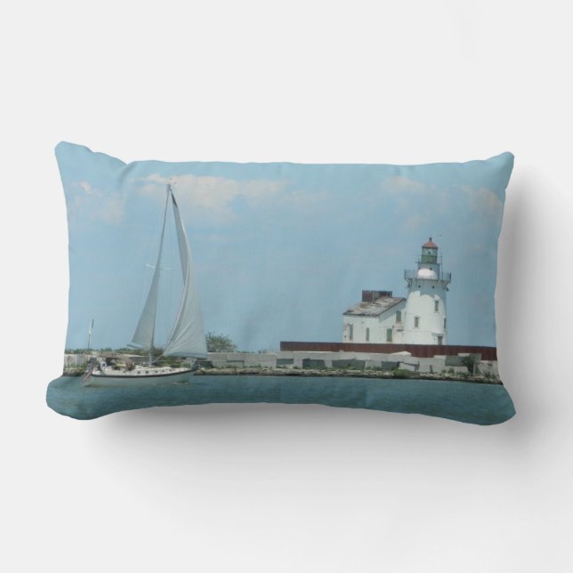 Almofada Lombar Vem o travesseiro lombar da vela afastado (Frente)