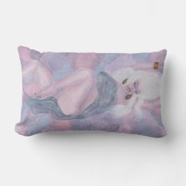 Almofada Lombar Vênus, Deusa, Aquarela, Amor, Fantasia, arte