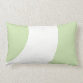 Almofada Lombar Verde e branco lindos