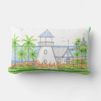 Almofada Lombar Verde Farol Tropical
