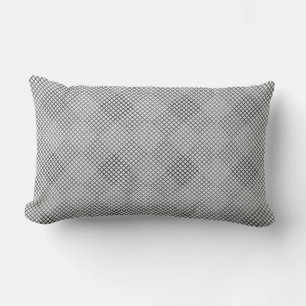 Almofada Lombar Verificado o padrão diagonal 2 tons w OffWhite
