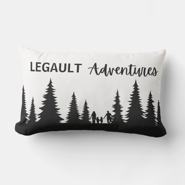 Almofada Lombar Viagem Adventure Travesseiro decorativo (Frente)
