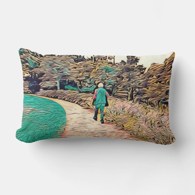 Almofada Lombar Viagem ao Travesseiro decorativo Desconhecido (Frente)