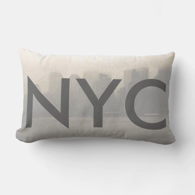 Almofada Lombar Viagem da skyline NYC CricketDiane da Nova Iorque (Frente)