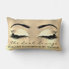 Almofada Lombar Vidro Dourado Nome da Lâmina de Maquiagem Pulsas