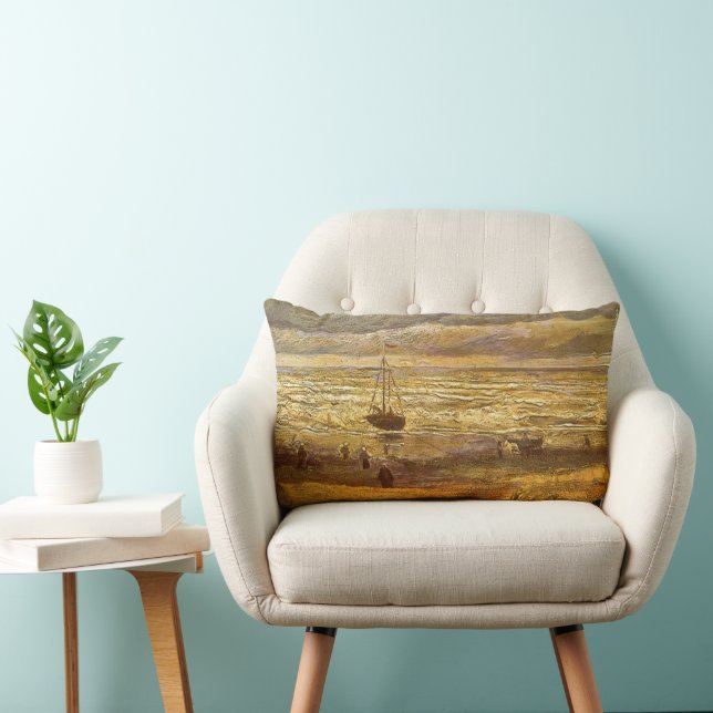 Almofada Lombar Vincent van Gogh - Mar em Scheveningen (Cadeira)