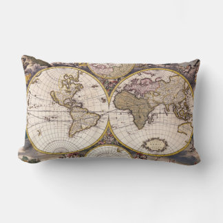 Almofada Lombar Vintage Antigo Travesseiro decorativo de Corte de