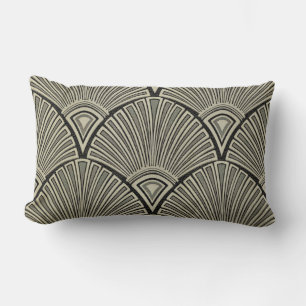 Almofada Lombar vintage,art nouveau,beige,cinza,arte deco, francê