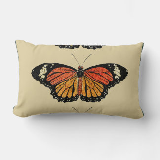 Almofada Lombar Vintage Butterflies Primavera Bonito Natureza Boni