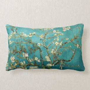 Almofada Lombar Vintage de florescência Van Gogh floral da árvor