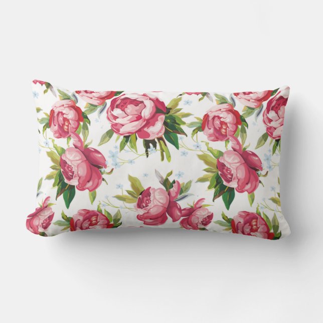 Almofada Lombar Vintage floral (Frente)