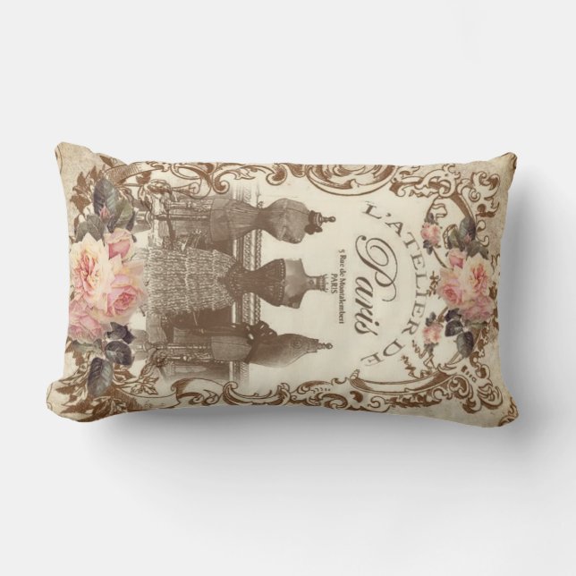 Almofada Lombar Vintage French (Frente)