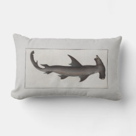 Almofada Lombar Vintage Illustration Hammerhead Shark