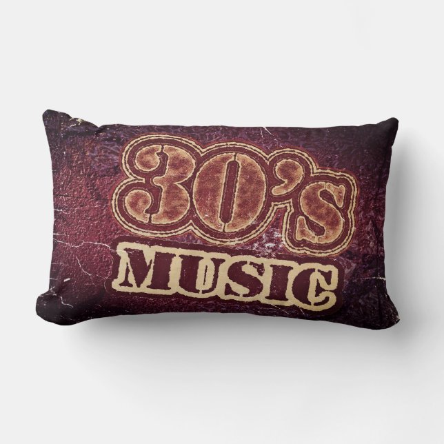 Almofada Lombar Vintage Music 30 (Frente)