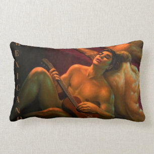 Almofada Lombar Vintage O Bandido - Travesseiro Lumbar Mexicano
