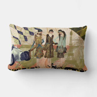 Almofada Lombar Vintage Paris Flappers Cena