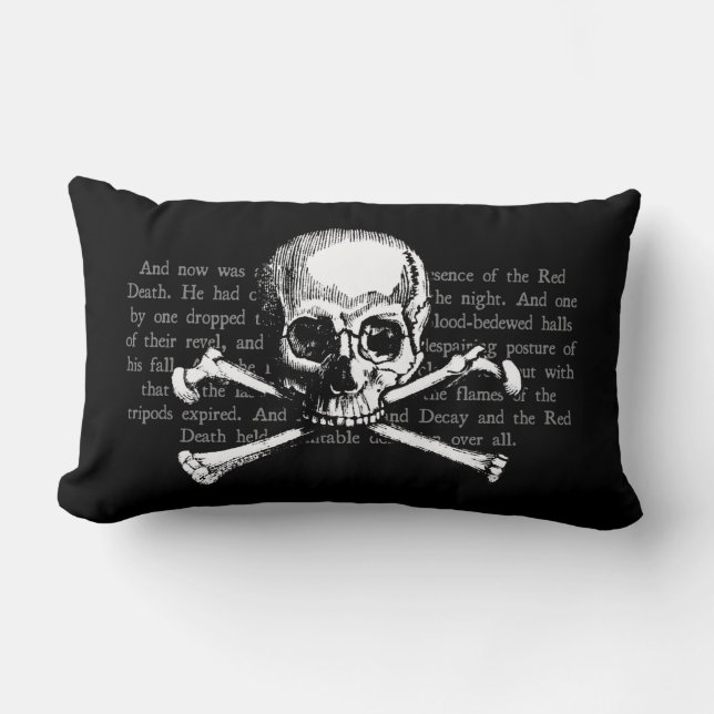 Almofada Lombar Vintage Skull (Frente)