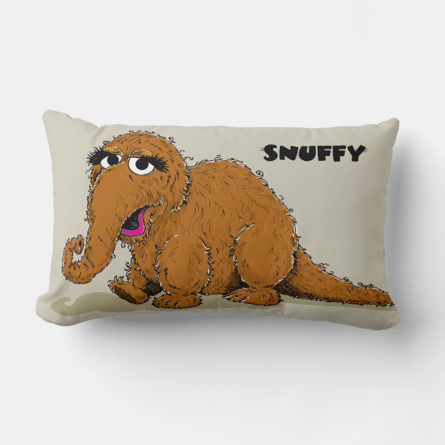 Almofada Lombar Vintage Snuffleupagus (Frente)