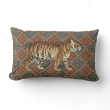 Vintage Tiger Wild African Rustic Modern Geométric
