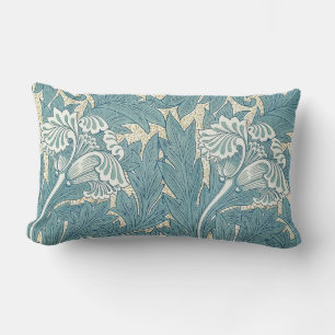 Almofada Lombar Vintage William Morris Tulip Floral Design