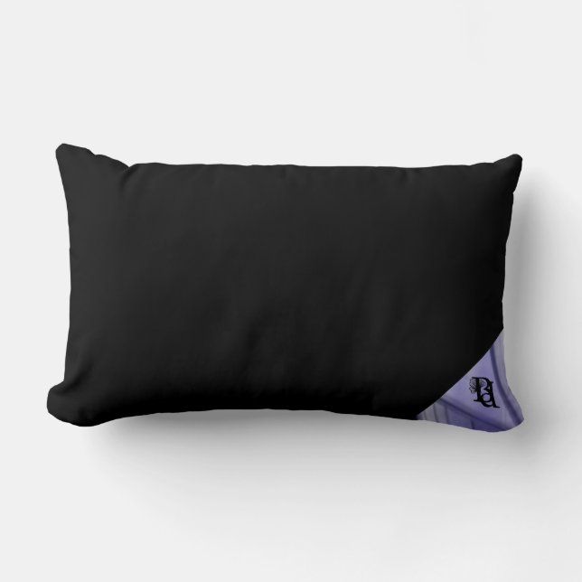 Almofada Lombar Violação de Lavanda interior da Abstrato do traves (Frente)