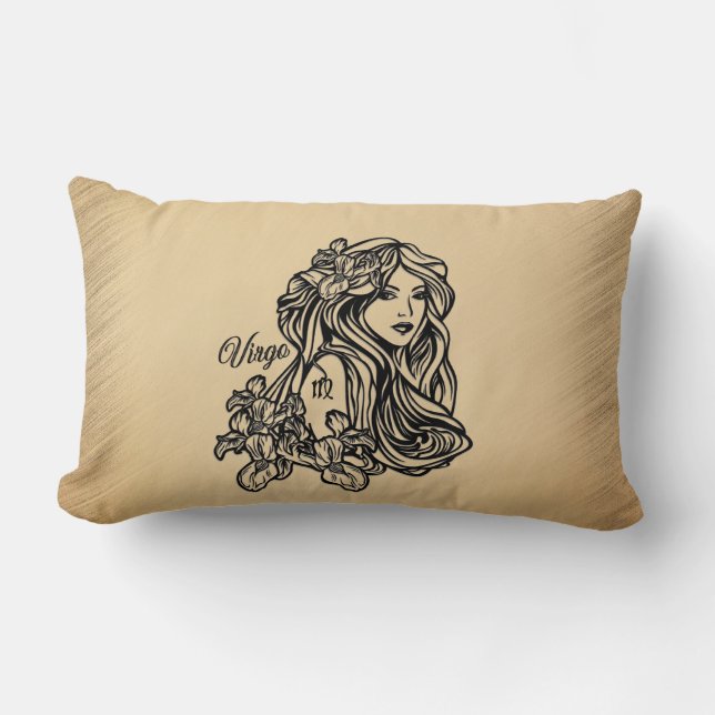 Almofada Lombar Virgo Zodiac Anônimo (Frente)