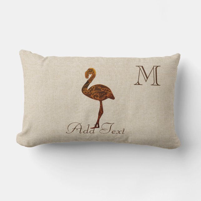 Almofada Lombar Vista de Férias Douradas (Frente)