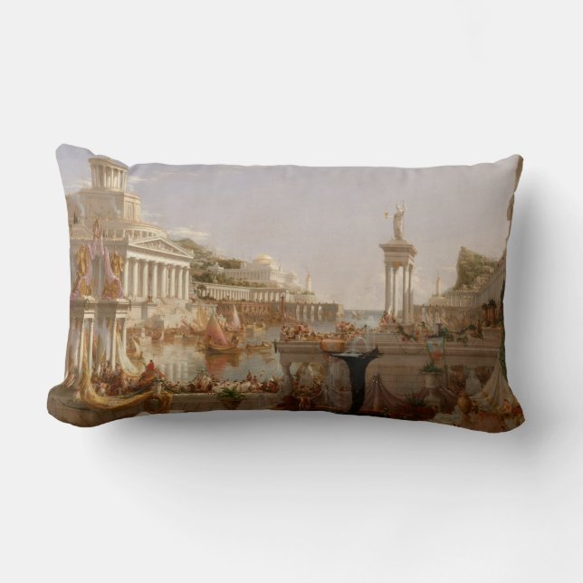 Almofada Lombar Vista do Império Romano (Consumo do Império) (Frente)