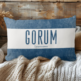 Almofada Lombar Visualização em Denim Gorum Louisiana State