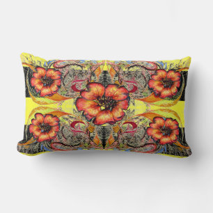 Almofada Lombar Vitoriano Fantasy "Bee" por Alexandra Cook