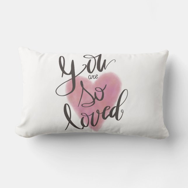 Almofada Lombar Você é assim que amado (Frente)