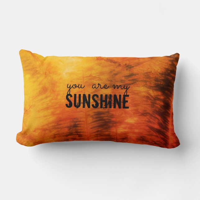 Almofada Lombar você é o meu travesseiro de arte da natureza ensol (Frente)