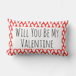 Almofada Lombar Você Será Minha Tipografia Namorados De Corações V