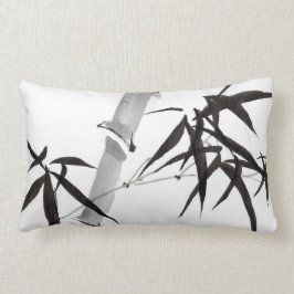Almofada Lombar Watercolor bamboo art