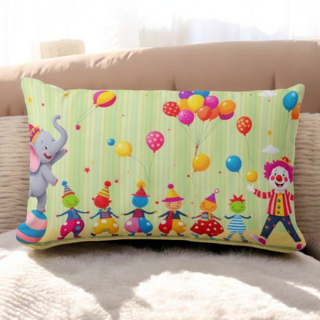 Almofada Lombar Whimsical Balloon Fiesta Cushion (Criador carregado)