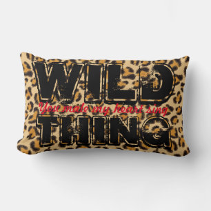 Almofada Lombar Wild Thing - Impressão Leopardo