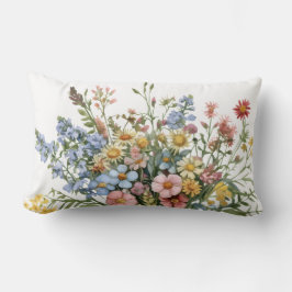 Almofada Lombar Wildflowers Lumbar Throw Pillow