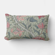 William Morris Cray Vintage Floral Rosa Verde