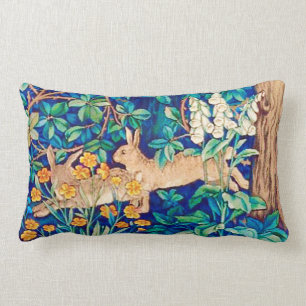Almofada Lombar William Morris "Duas Amas" - Coelhos Selvagens