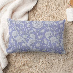 Almofada Lombar William Morris - Padrão Floral Roxo das Tulipas S