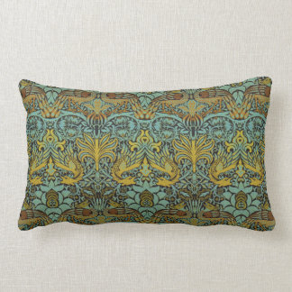 Almofada Lombar William Morris Pre-Raphaelite Dragon Travesseiro