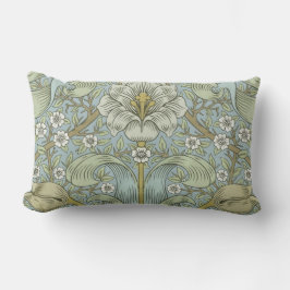 Almofada Lombar William Morris Primavera Thicket: Floral Antiquado