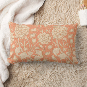 Almofada Lombar William Morris - tulipas selvagens de Nouveau da