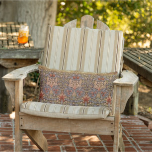 Almofada Lombar William * Morris Victorian Peach Vermilm Dourado