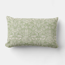 Almofada Lombar William Morris Vintage Sunflower Light Green