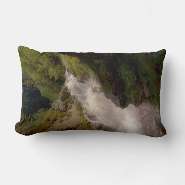 Almofada Lombar Winona Falls (US Landscape) (por Hermann Herzog) (Frente)