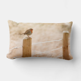 Almofada Lombar Winter Robin Redbreast