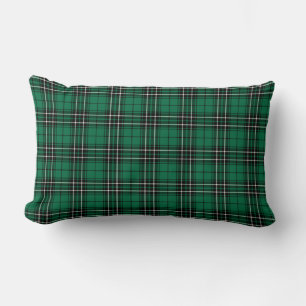 Almofada Lombar Xadrez verde-clara do Tartan da caça de MacLean d