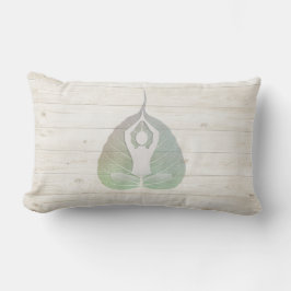 Almofada Lombar Yoga Instrutor Studio Meditação Pose Bodhi Leaf