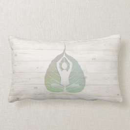 Almofada Lombar Yoga Instrutor Studio Meditação Pose Bodhi Leaf